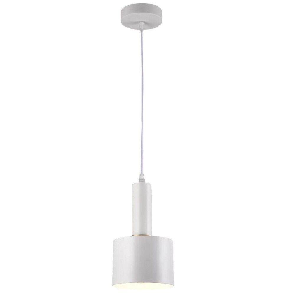 Trade Shop - Lampadario A Sospensione Soffitto E27 Lampada Pendente Minimal Per Cucina Isola Snack A22 -