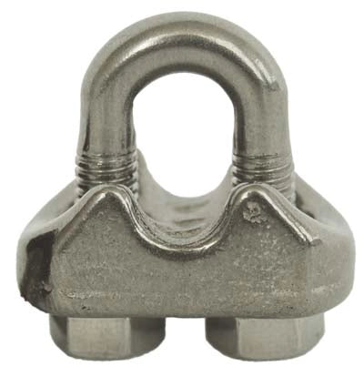 MORSETTO INOX - MM 12- 5 pezzi