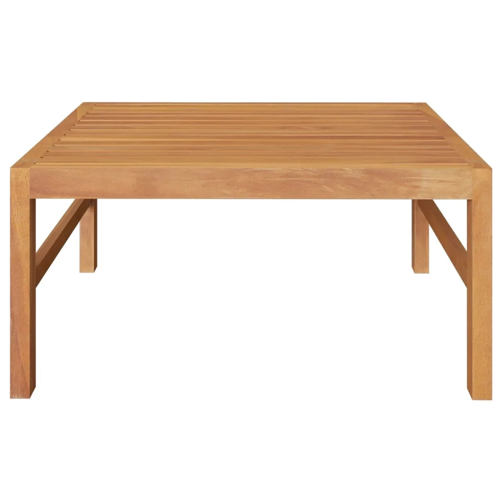 Set Divani Giardino 2 pz | Set Salotto da Giardino Cuscini Crema in Legno di Teak