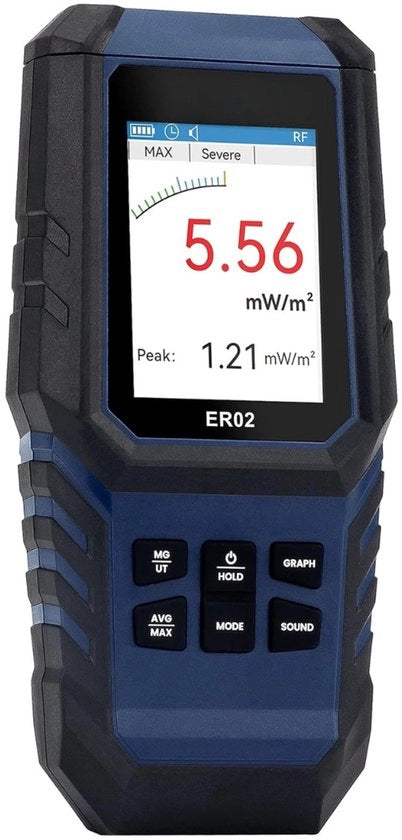 Misuratore Campo Elettromagnetico - Blu/Nero
