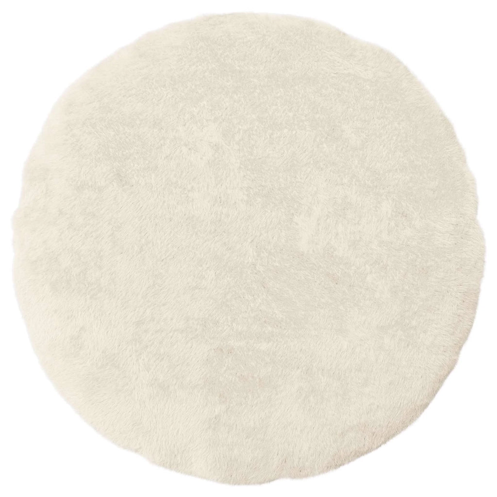 Federa 2 pz HEERLEN Bianco Ø 60 cm Pelliccia di Coniglio Finta 923117