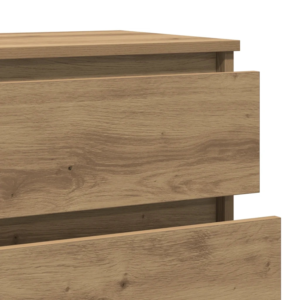 Cassettiera Rovere Artigianale 60x36x103cm in Legno Multistrato CFW2571837