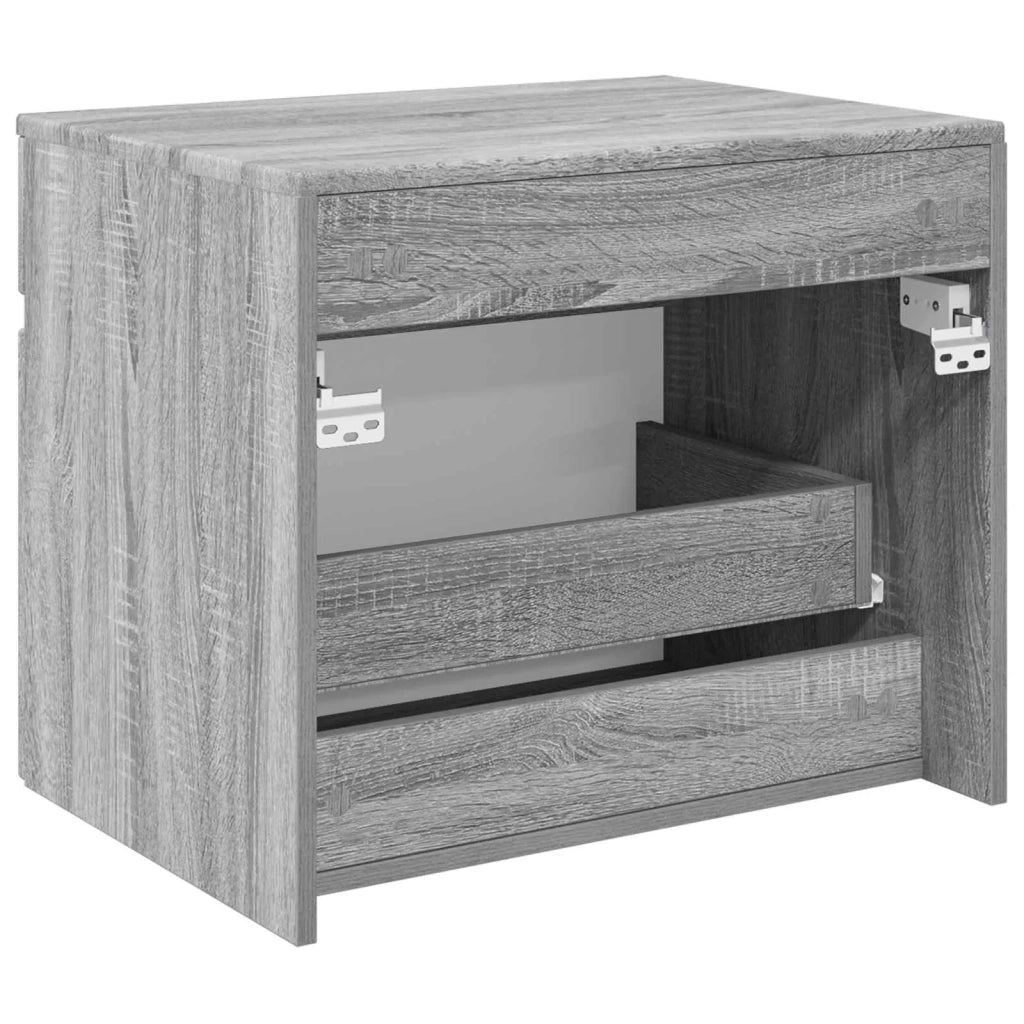 Mobiletto da Bagno | Armadio da bagno a Muro Sonoma grigio 59 x 44,5 x 50 cm