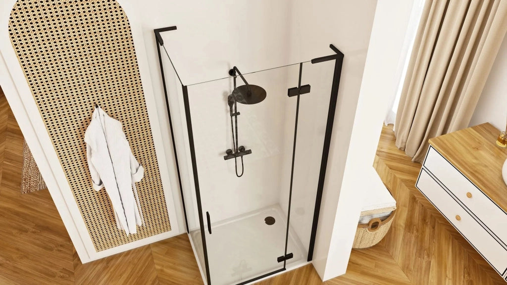 Cabina Doccia Rea Hugo Black 100x90