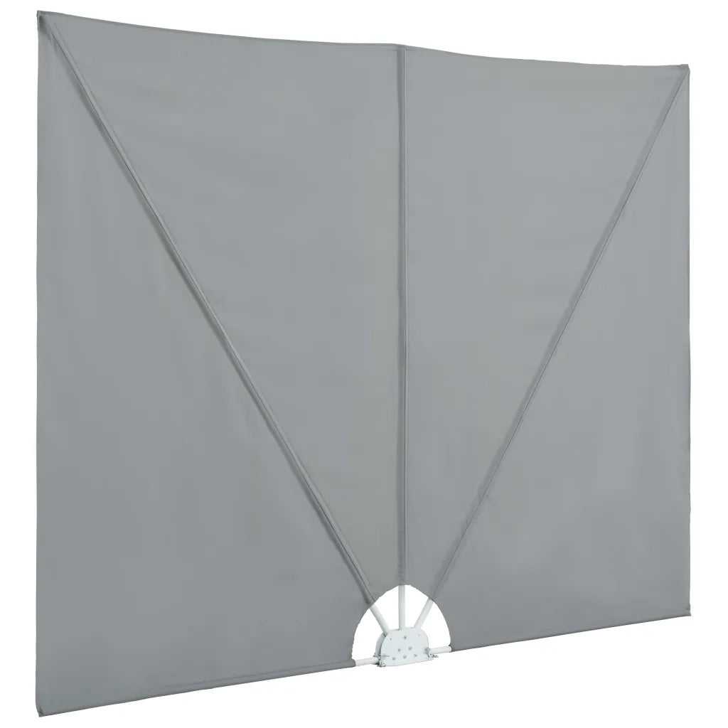Tenda Laterale per Terrazza Pieghevole Grigio 300x200 cm 44565