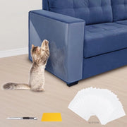 Kittycrab protezione autoadesiva, protezione per gatti per mobili, divani, porte e muri (43x30,5cm - 12 pezzi, 43x25,4cm - 12 pezzi, 43x15cm - 6 pezzi)