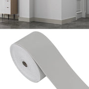 Plint flexibile adesivo - PVC, impermeabile - 10 cm largo - decorazione per parete - grigio, 10 cm x 5 m