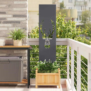 Schermo per privacy in giardino Antracite 32 x 140 cm 876261