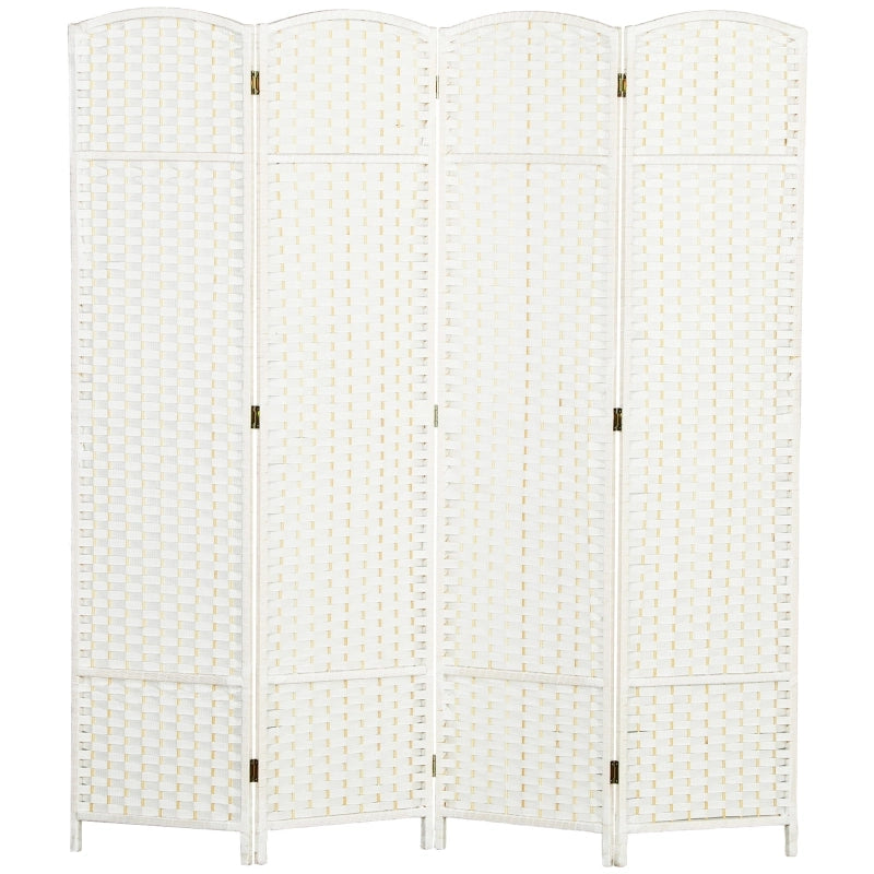 PARAVENTO Pieghevole 160x170 cm Legno Bianco