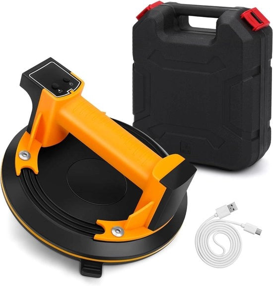 Lift per tegli con aspirazione elettrica a vuoto 20 cm - capacità di aspirazione 150 kg - batteria 1500 mAh