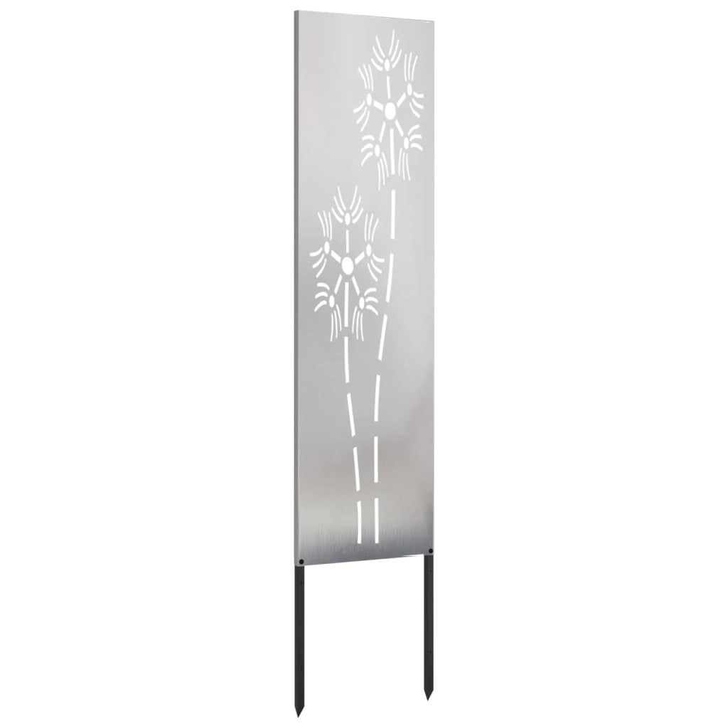 Schermo per privacy in giardino Traforo Argento 32 x 140 cm 876214