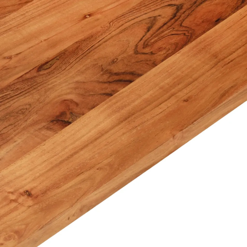 Piano per Tavolo 80x80x2,5 cm Quadrato Legno Massello di Acacia 370938