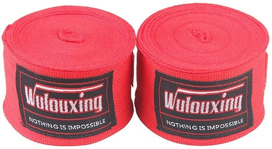 Manubrii Professionali - Banda per Boxe - Protezione Polso - Attrezzatura MMA - 5 Metri - Leggero Elastico - Manubri per Boxe