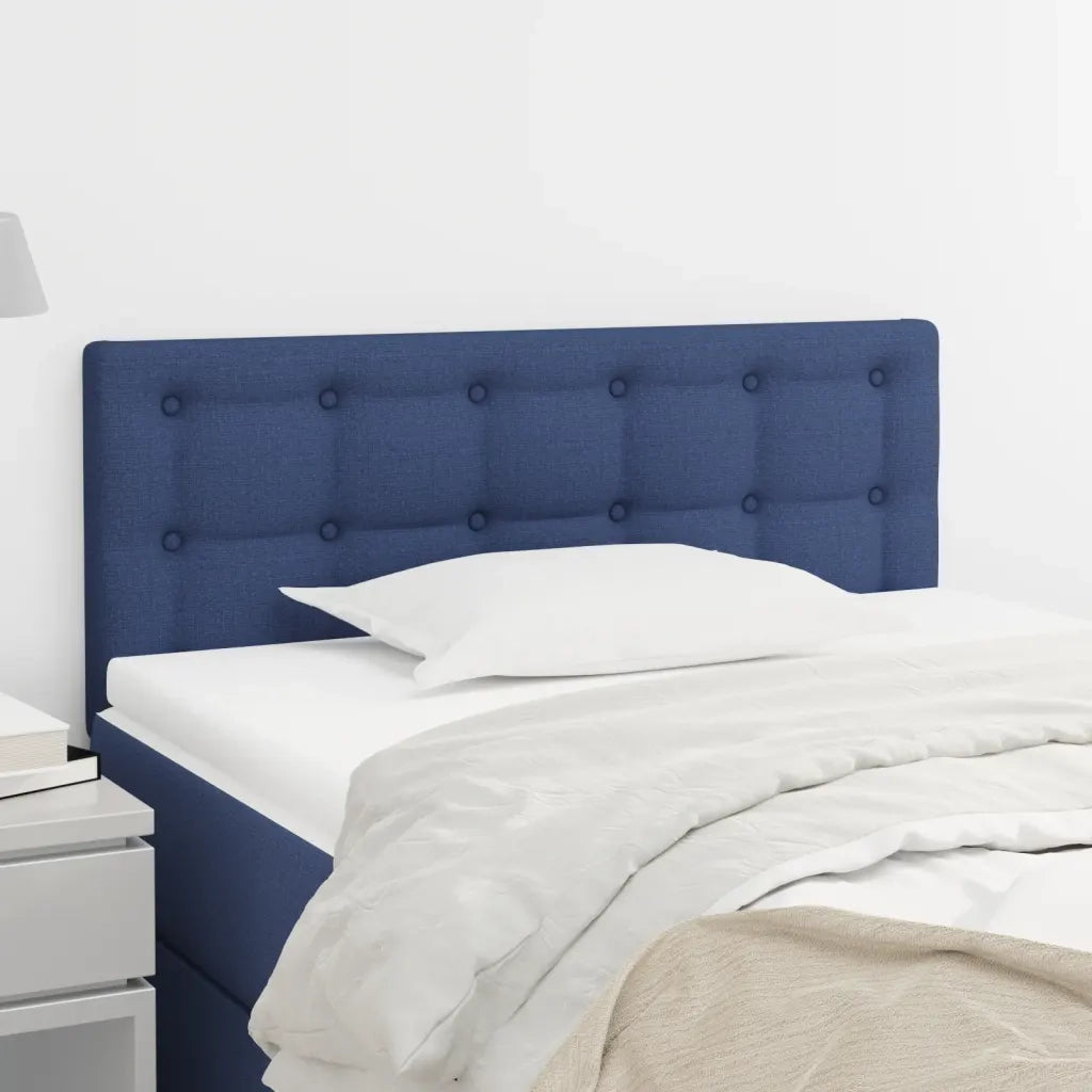 Testiera | Testata Blu 80x5x78/88 cm in Tessuto