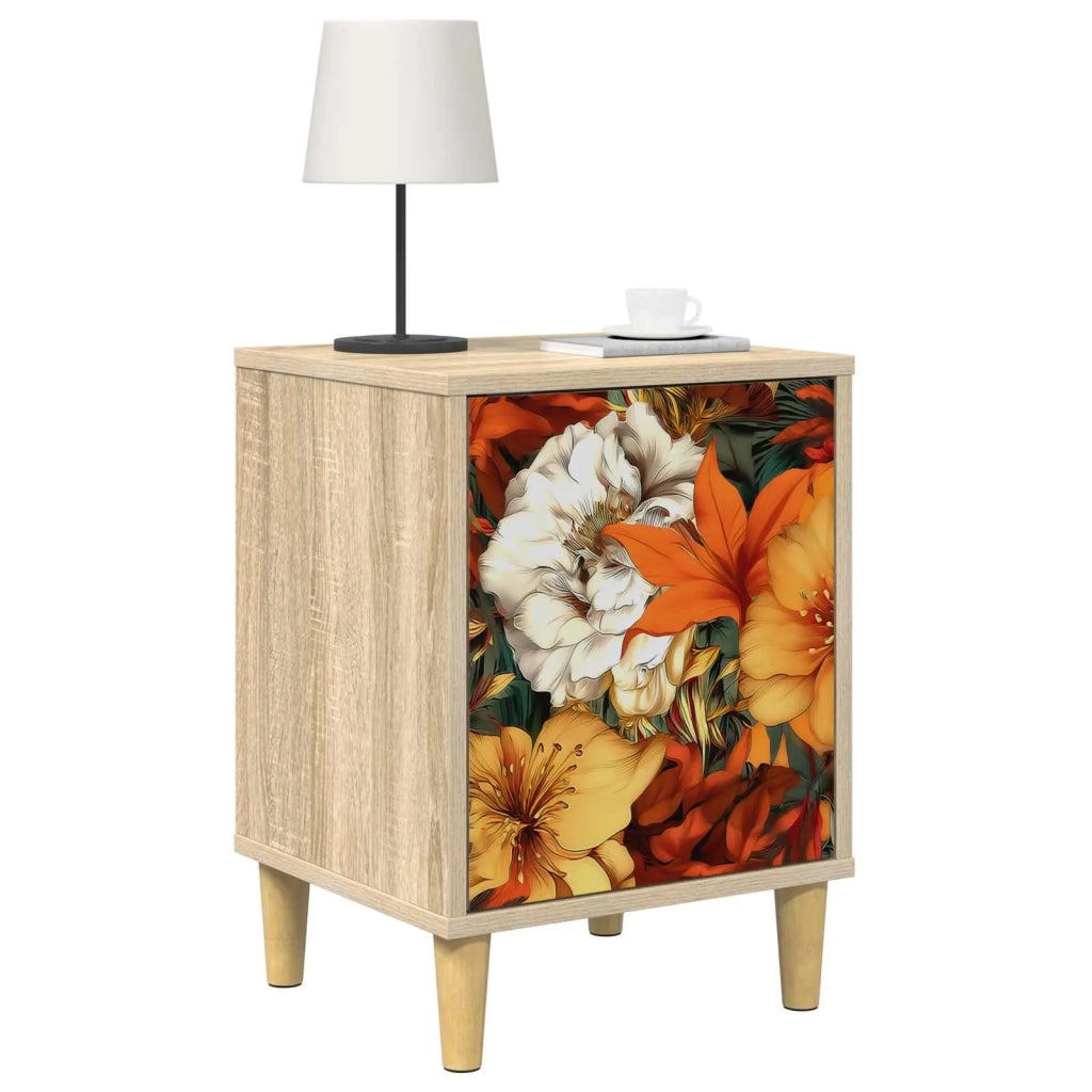Armadio da Notte GENNEP 2 pz Rovere Sonoma 36 x 33 x 50 cm 8007202