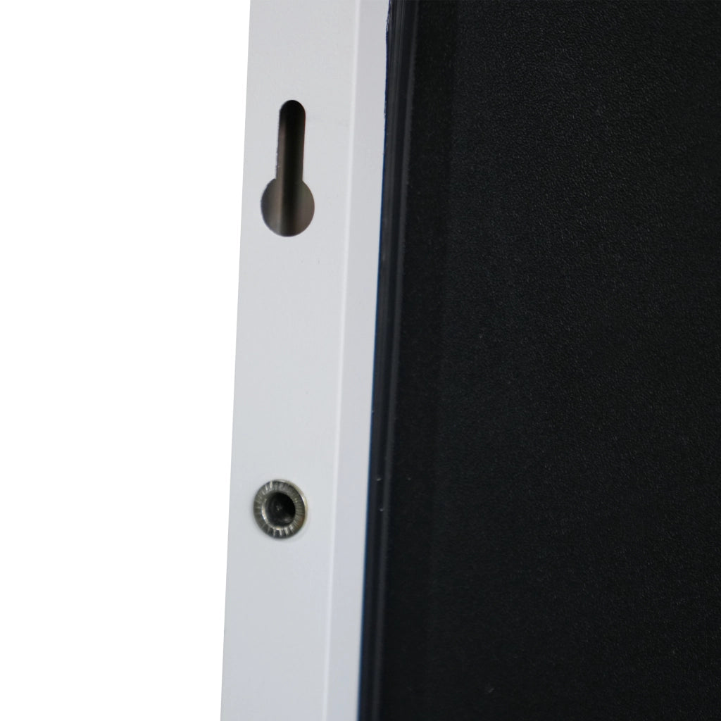 Specchio da Porta Lesina 120 x 37 cm - Bianco [en.casa]