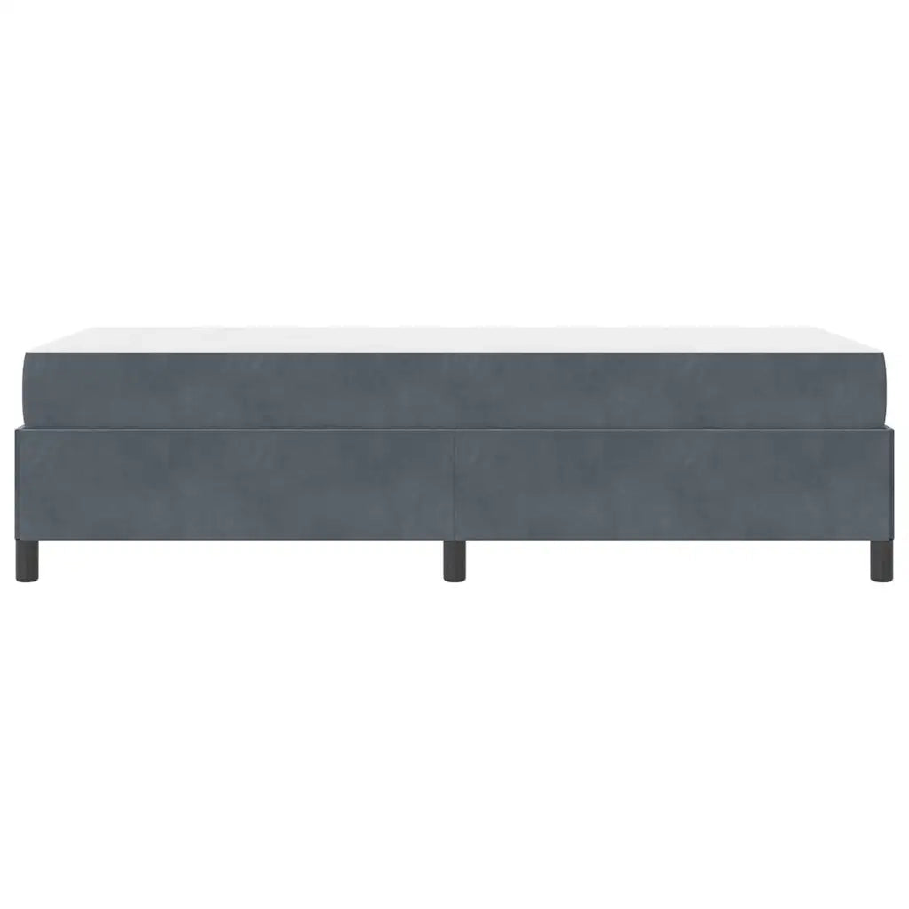 Struttura del letto Grigio scuro 80 x 200 cm Tessuto 3399025