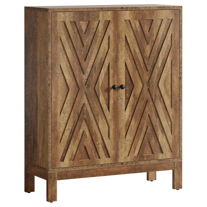 Scarpiera con 5 ripiani regolabili - per ingresso - in MDF e metallo - 101×48×22.5 cm