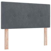Testiera | Testata Grigio scuro 90 cm Velluto