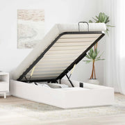 Telaio del Letto Ottomano con Ripostiglio Bianco 90 x 200 cm 3418769