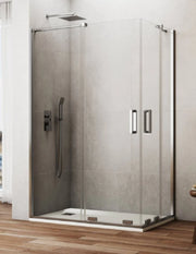 Box doccia ingresso angolare 2+2 CIRENE (KENNA) 85x70 cm Cromo