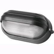 Plafoniera da Giardino PALPEBRA OVALE MINI NERA 21,5x11x10 cm E27 IP44 in Scatola