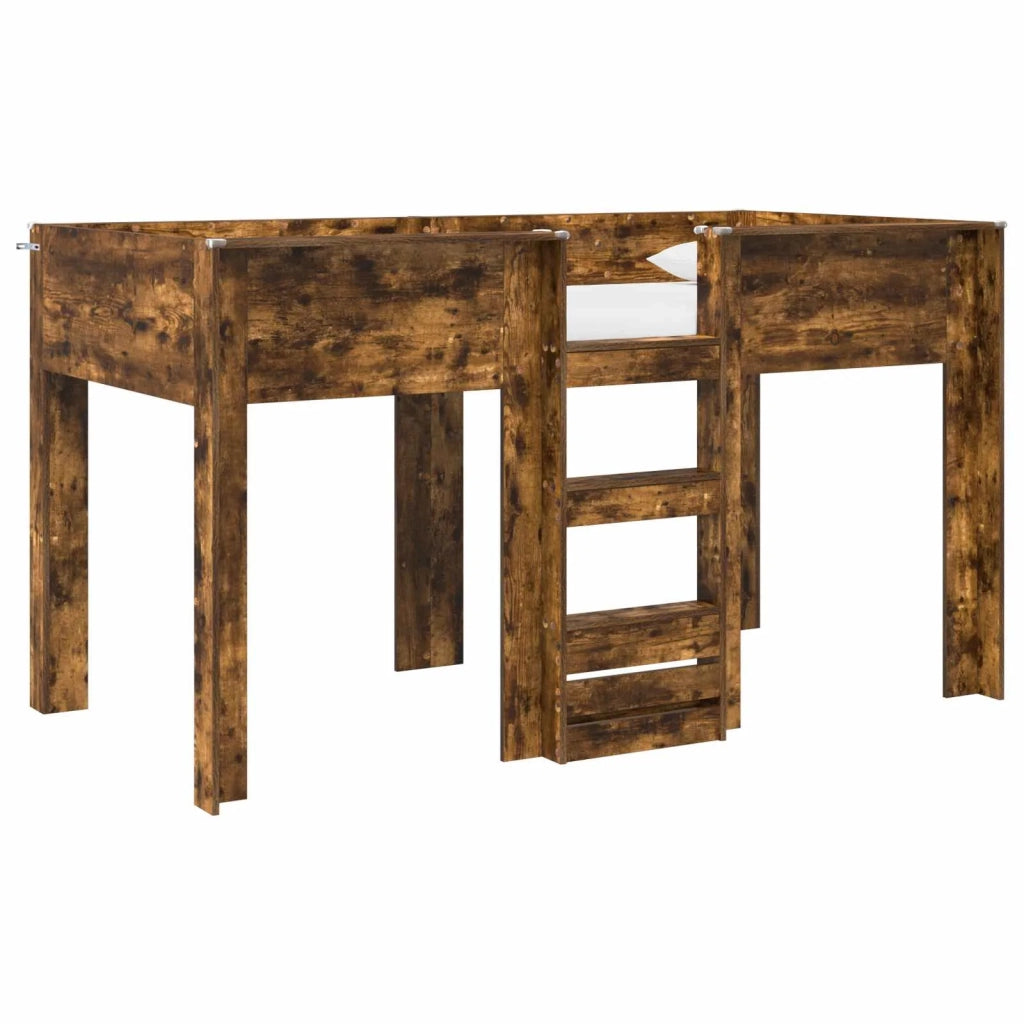 Letto a Castello per Bambini | Letto Infantile | Lettino Rovere fum¨¦ 90 x 200 cm