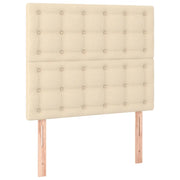 Testiera | Testata Crema 90x5x118/128 cm Tessuto