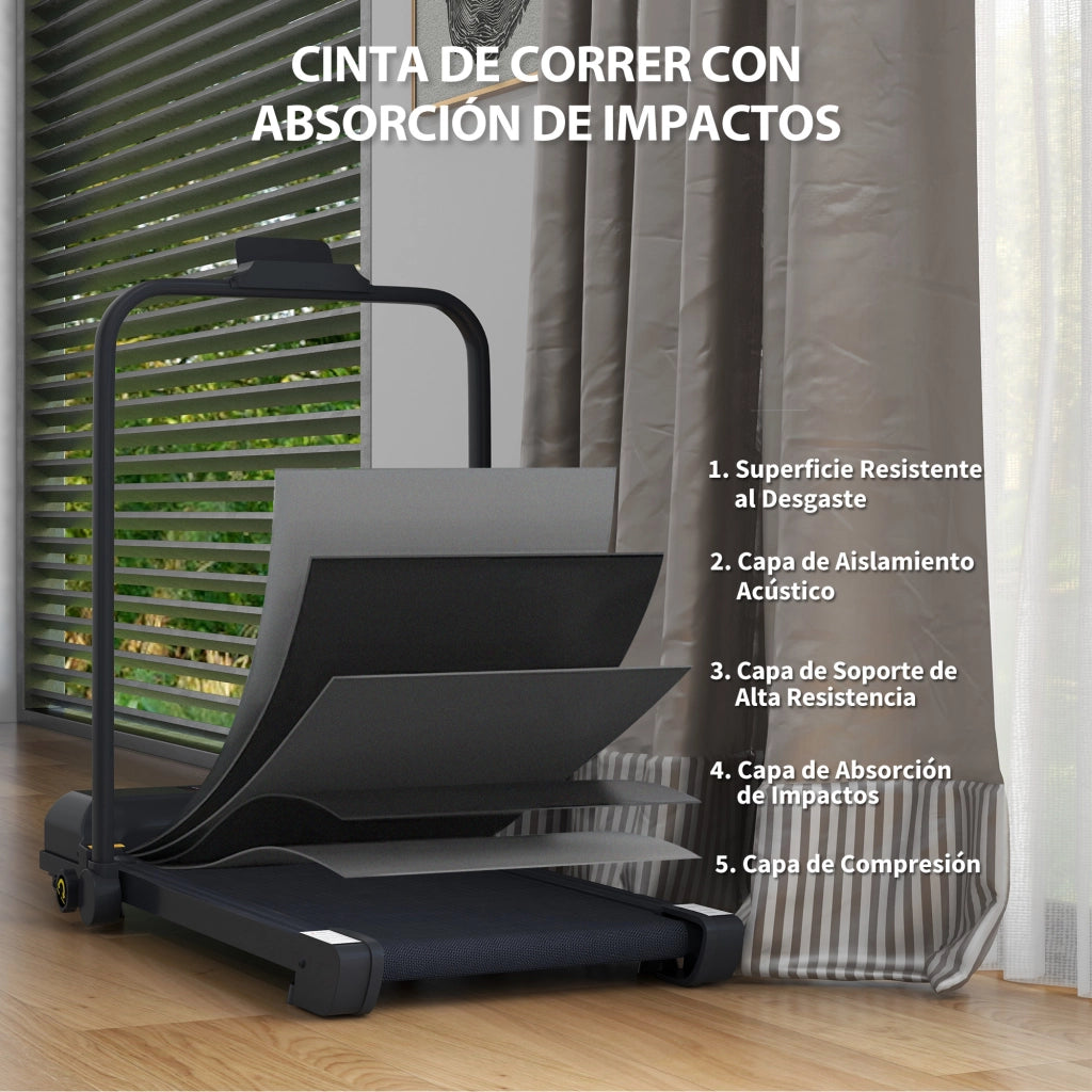 Tapis Roulant Pieghevole 2,5 HP ¨C Zephmum ¨C Nero, 10 km/h