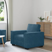 Divano Sedia Blu 100x78x84 cm Velluto 4105009