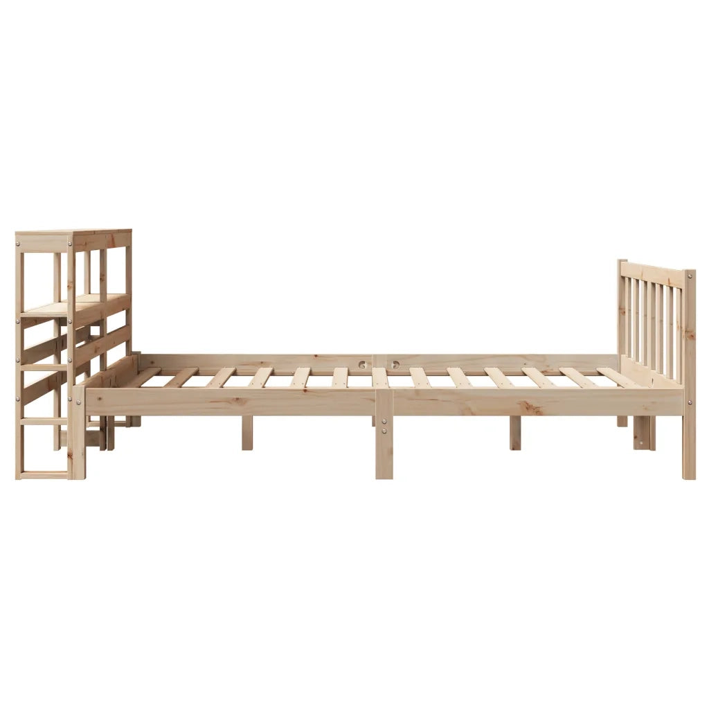 Letto senza Materasso 140x200 cm in Legno Massello di Pino 3305761