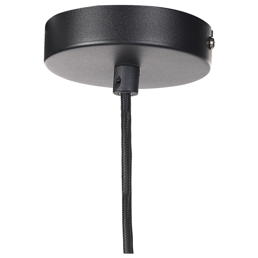 Lampada a sospensione in vetro nero e argento con paralume fumé Illuminazione moderna per la camera da letto e il soggiorno