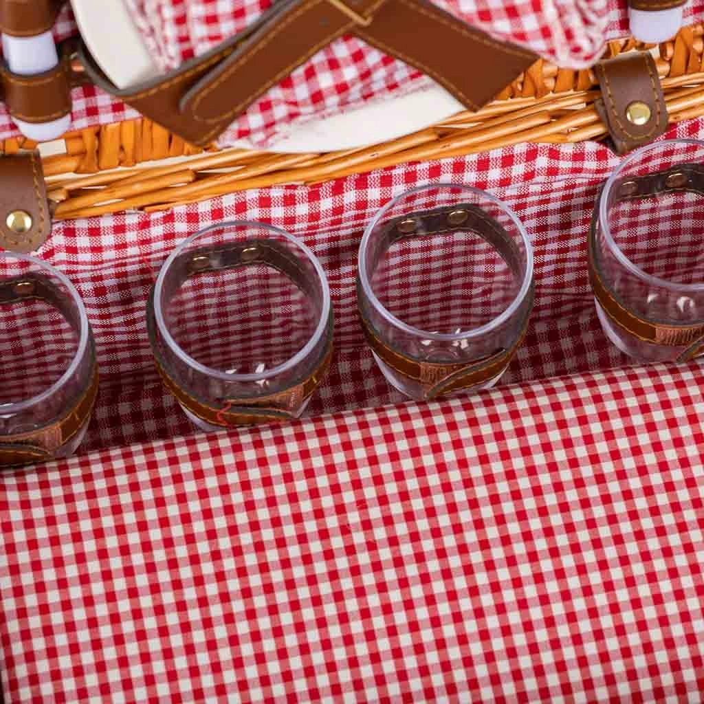 Cestino pic-nic marrone 40x28x20h