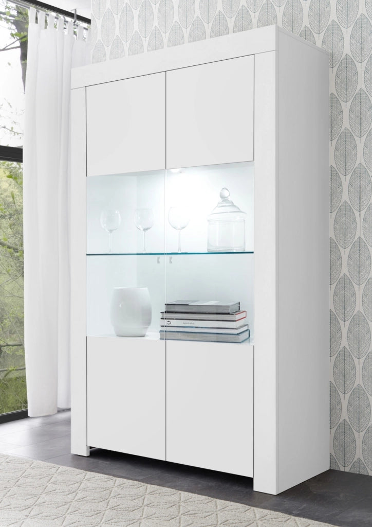 Credenza/Vetrina CAPRI bianco