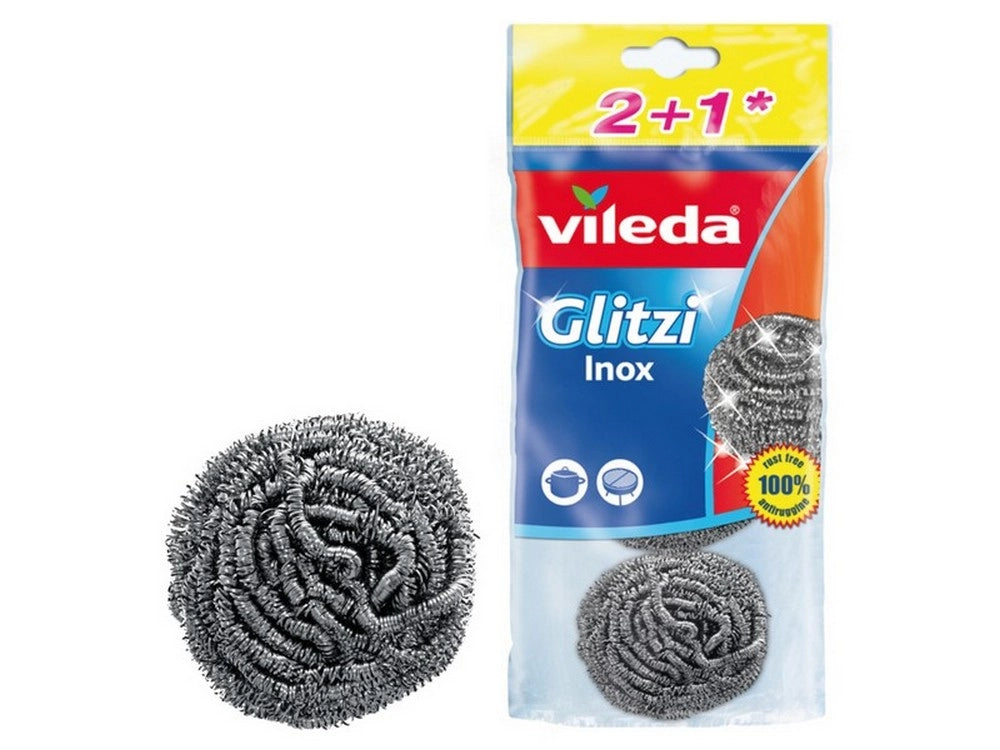 8cf spirale glitzi inox 2+1 pz. cod:ferx.vit43213
