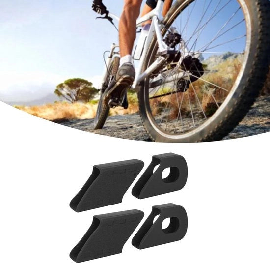 Protezioni per bicicletta 4 pezzi - Silicone - Resistenti allo shock - Resistenti al calore - Resistenti all'usura - Facili da installare - Protezione duratura - Protezioni per manubrio