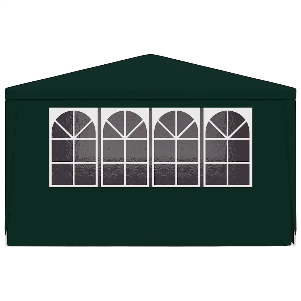Gazebo | Pergolato Professionale con Pareti 4x4 m Verde 90 g/m2
