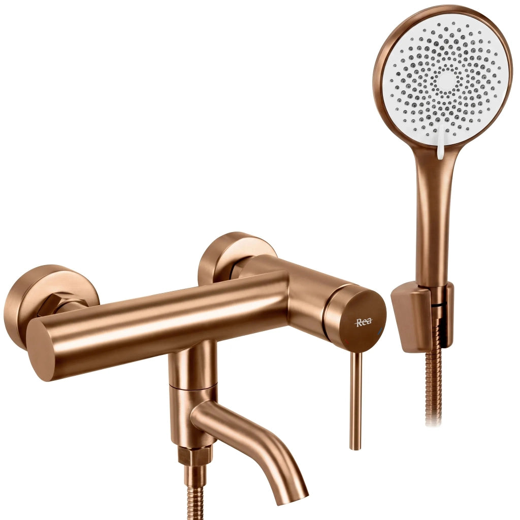 Miscelatore Per Vasca Rea Clif Brushed Copper