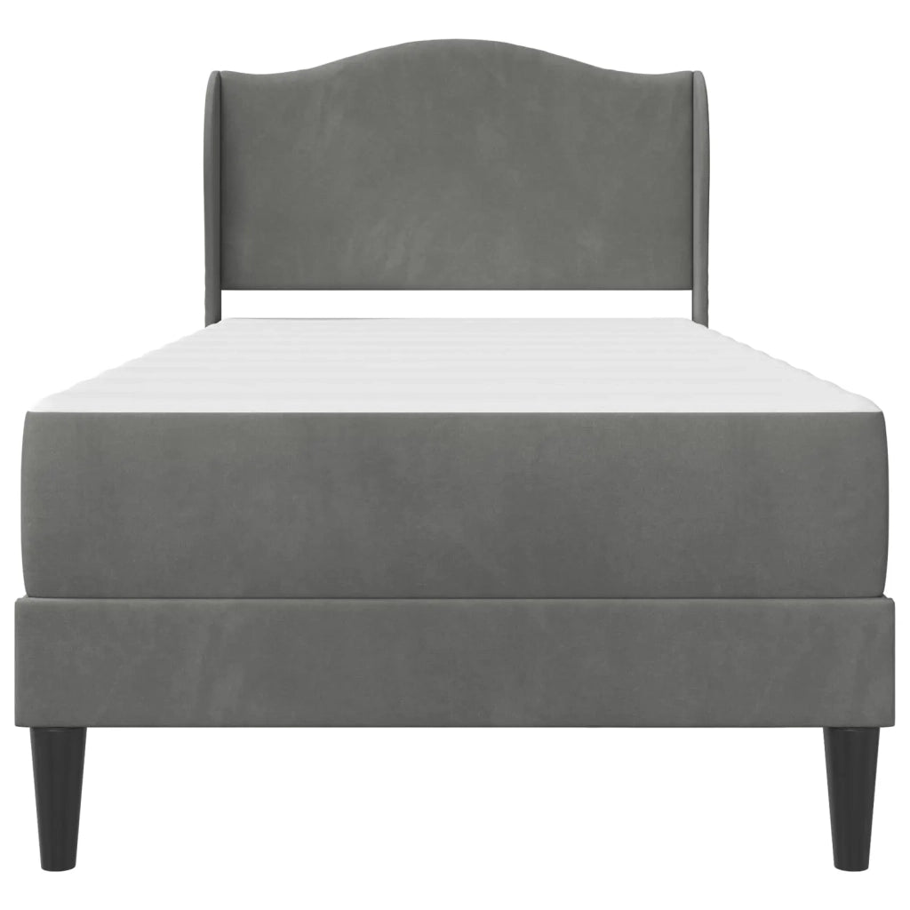 Struttura del letto Grigio Scuro 80 x 200 cm Velluto 3415167