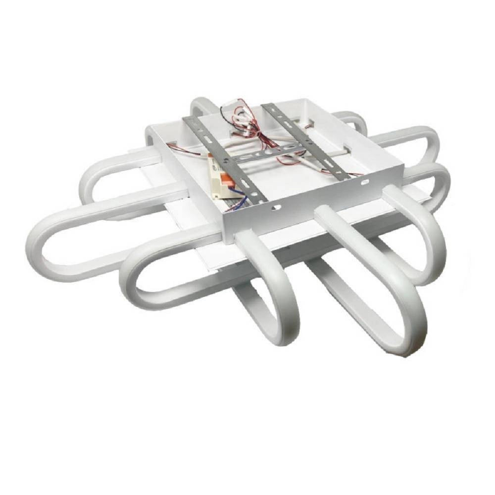 Trade Shop - Plafoniera Da Soffitto Led 58 W Lampadario Moderno Luce 6500k 4000k 3000k C41-b -