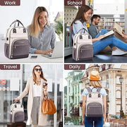 Borsa per donne, borsa per laptop, 15,6 pollici, borsa scolastica, ragazze, adolescenti, impermeabile, borsa scolastica, ragazzi, antifurto, borsa con tasca per laptop, per la scuola, viaggi, aziendale, insegnante