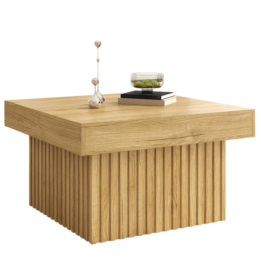 Tavolino da Caff¨¨ in Legno e MDF ¨C MINIMAL ¨C Moderno, Soggiorno, 79x79x46 cm