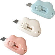 Mini set di taglierini - Apri pacchi - Apri lettere - Hobby - 3 pezzi - Mini coltello - Coltello da tasca - Taglierino portatile mini