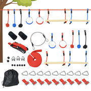 Percorso a ostacoli ninja per bambini ¨C Minimal ¨C Blu nero rosso