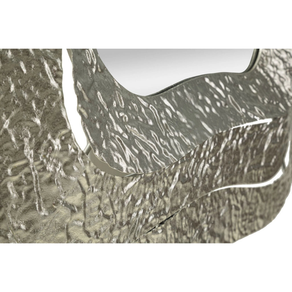 Specchio con Cornice VKH507, Argento, Metallo, 74x7x79 cm