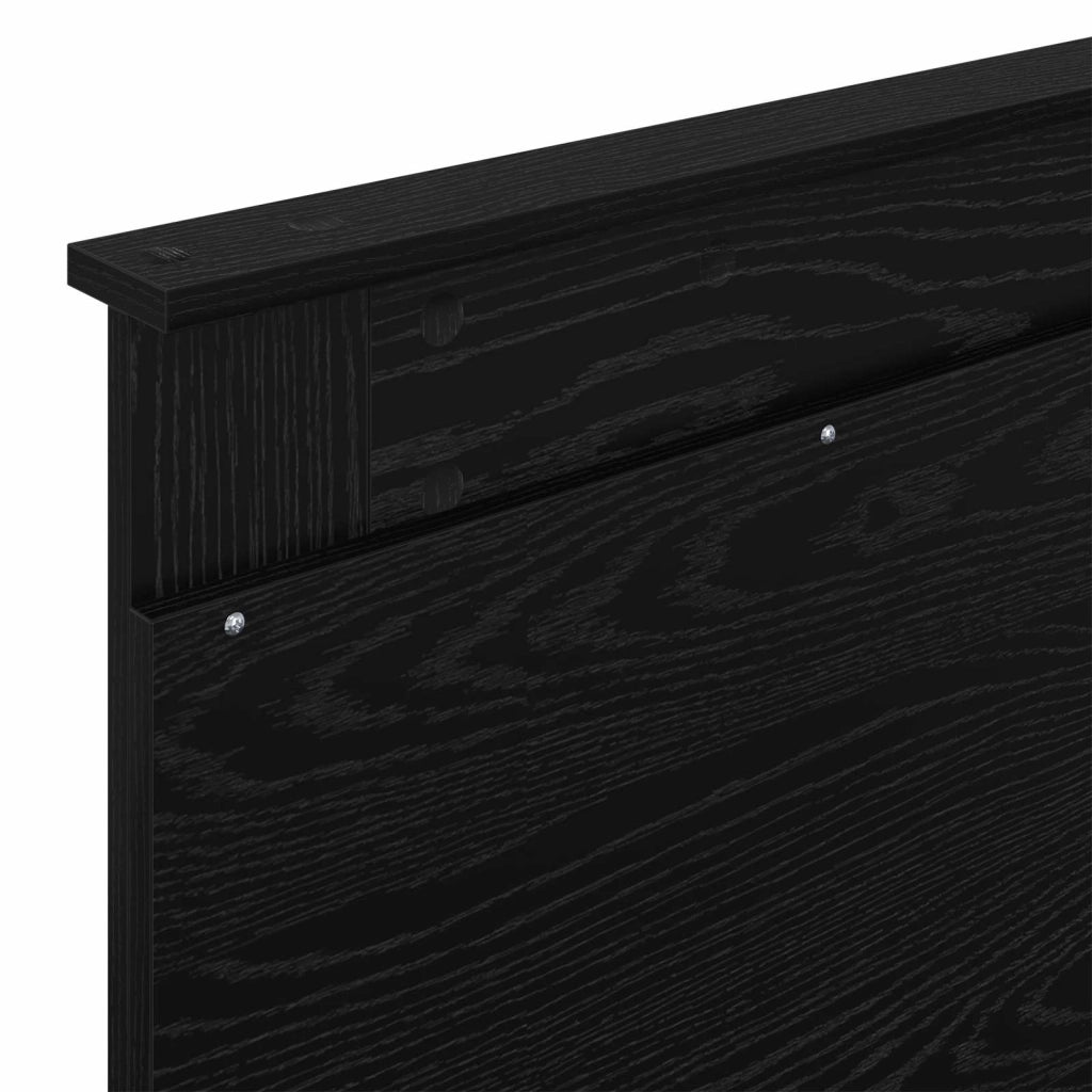 Testiera | Testata con Testiera | Testata Rovere Nero 100 cm Legno multistrato