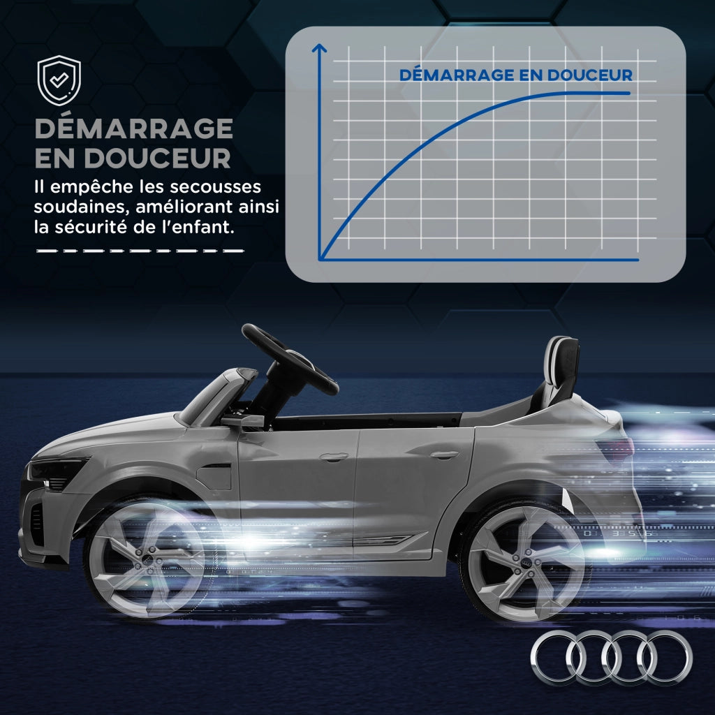 Auto elettrica per bambini ¨C Minimal ¨C Grigio