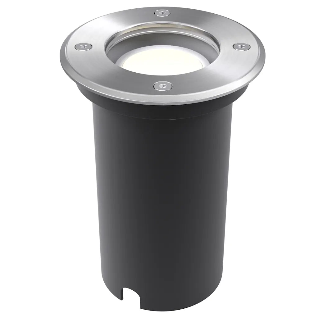 Faretti Carrabili da Esterno a LED 3 pz Rotondi 42412