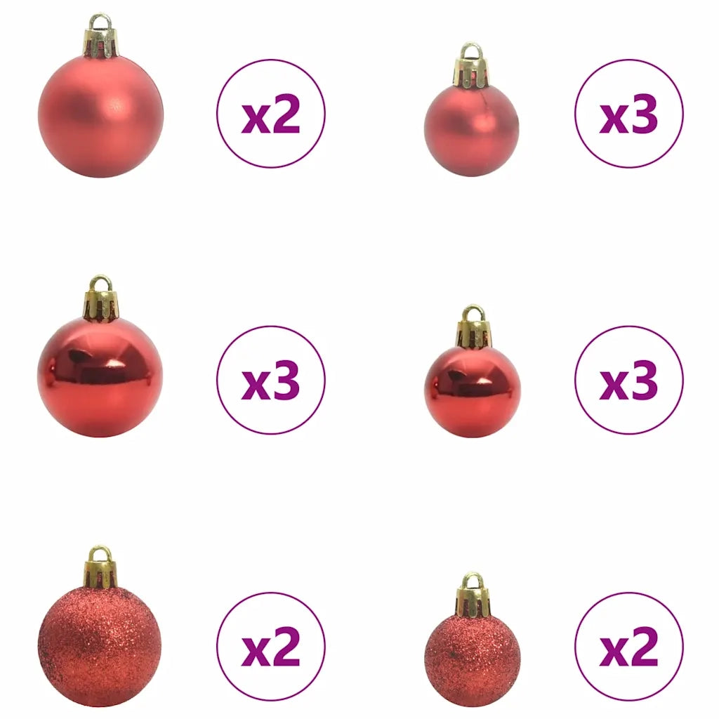 Albero di Natale | Decorazioni natalizie con 150 LED con supporto Verde 150 cm PE