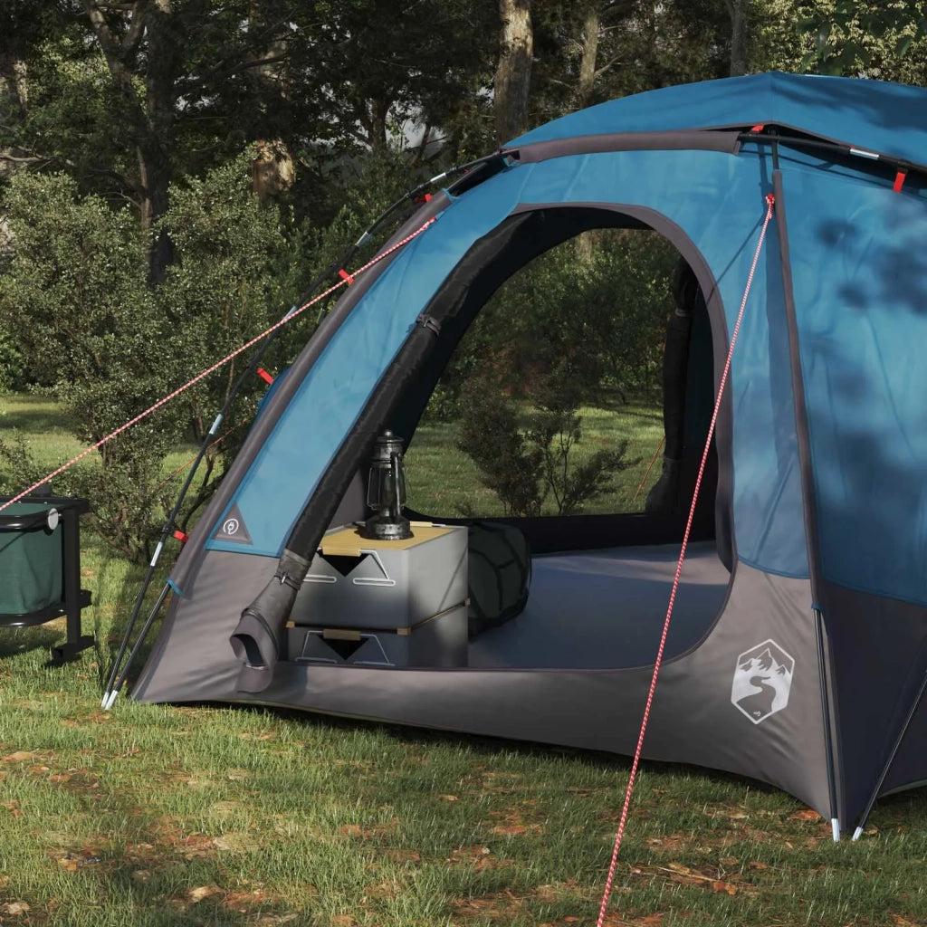 Tenda a cupola con tetto rimovibile Blu 4 persone